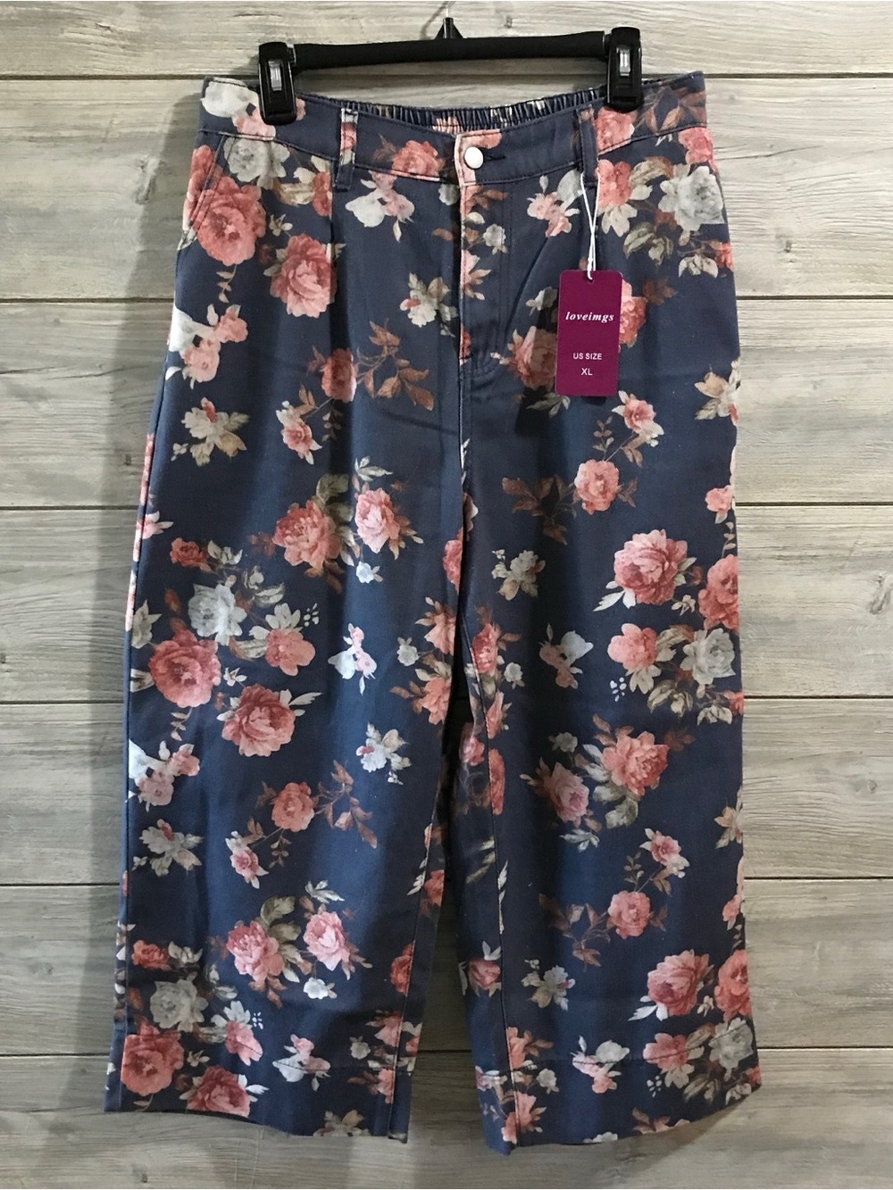BNWT Loveimgs Floral Wide Leg Jeans